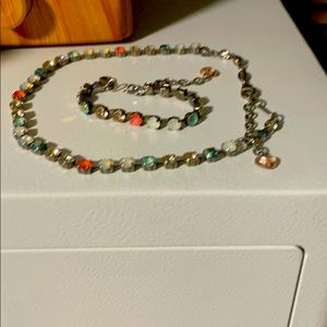 Sabika chocker and bracelet